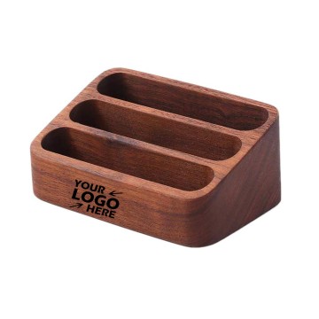 3 Card Slots Business Card Display Holde